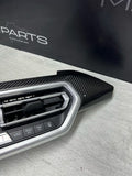 18-21 BMW G01 F97 X3 X3M CENTER DASH AC GRILLE VENT CARBON FIBER TRIM OEM