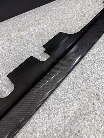 (PICKUP ONLY) BMW 01-06 E46 M3 Carbon Fiber Side Skirt Extension Splitter