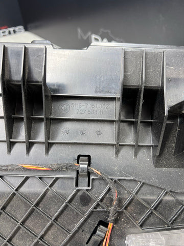 BMW E93 328 335 M3 Convertible Glovebox Glove Box Silverstone Extended Leather