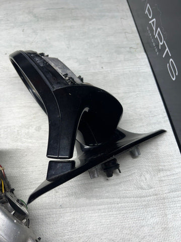 08-13 BMW E92 E93 M3 Folding Mirrors Gloss Black Trims + Glass / No Covers