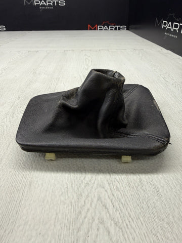 BMW E46 323 325 330 M3 Leather Shift Shifter Tri Stitch Boot Cover + Ring