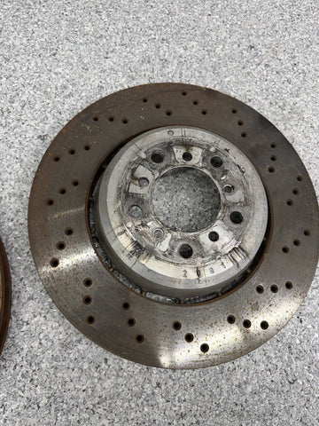 08-13 BMW E90 E92 E93 M3 Front Left & Right Ventilated Brake Disc Rotor Set