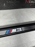 01-06 OEM E46 M3 BMW M3 Left Right Pair Door Sills Panels Scuff Plates