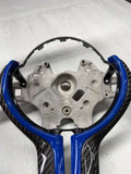 NEW 15-20 BMW F80 F82 F83 M3 M4 Carbon Fiber Steering Wheel Blue