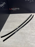 21-24 BMW G82 M4 OUTER GLOSS BLACK ROOF RAILS GUTTER TRIMS 8073063 8073064