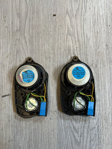 01-06 BMW E46 M3 HAES FRONT MID RANGE TWEETER SPEAKERS 65138374697