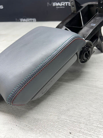 2001-2006 BMW E46 M3 Center Console Armrest Arm Rest Grey