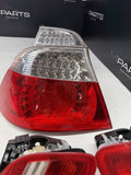 BMW E46 M3 01-06 Convertible LED Tail Lights Red Original Trunk Outers Inners