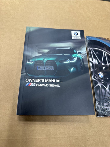 OEM BMW 21-24 G80 G82 M3 M4 OWNERS MANUAL BOOK BOOKS BOOKLETS POUCH
