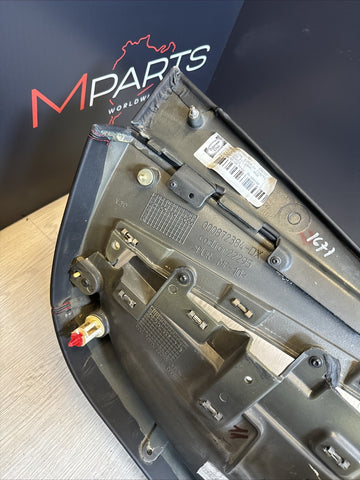 Right Passenger Door Card Panel Black / Red Stitching 19-23 Ferrari F8 Tributo