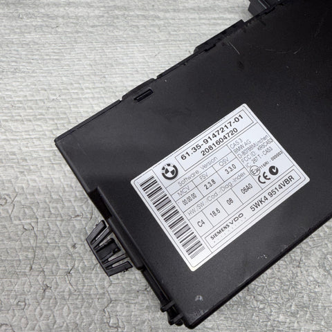 2008–2013 BMW X5 E70 Central Locking CAS Control Unit / Module OEM 9147217