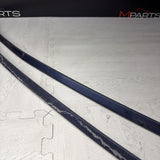 BMW E46 325 330 M3 Roof Rails Moldings Trims Pair Coupe OEM