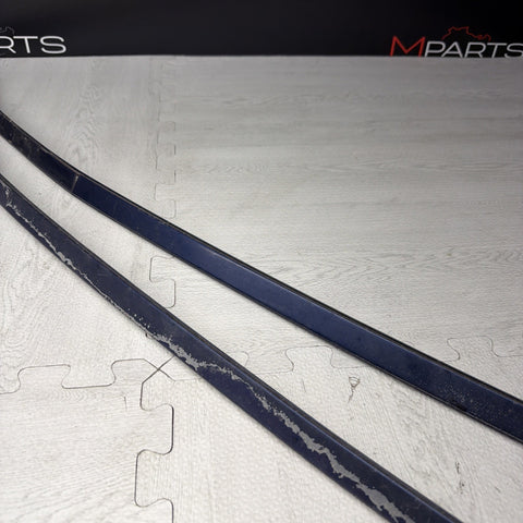 BMW E46 325 330 M3 Roof Rails Moldings Trims Pair Coupe OEM