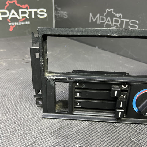1988-1995 BMW E34 M5 FRONT AC CLIMATE CONTROLS HEATER SWITCHES