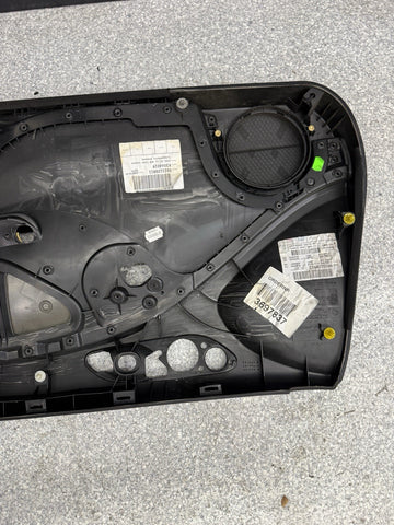 01-06 BMW E46 M3 FRONT DRIVER LEFT SIDE DOOR PANEL CARD BLACK OEM