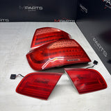 11-13 BMW OEM E93 M3 335 LCI Rear Left Right Tail Lights Side Stop Lights Inner