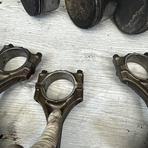 1996-2000 BMW S52 Engine Piston and Connecting Rod Set of 6 E36 M3 Z3M OEM