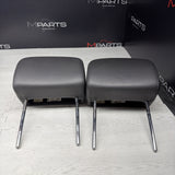 2001-2006 BMW E46 M3 Convertible Black Rear Headrests Head Rests Pair