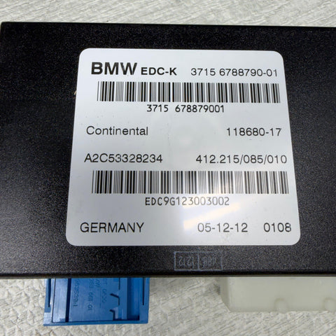 2011-2013 BMW E90 E92 E93 M3 EDC-K SUSPENSION CONTROL MODULE OEM 3715 678879001