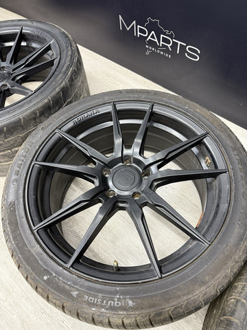 Rohana Wheels Rims RF2 RF02 5x120 BMW 19x8.5 ET33 19x9.5 ET35 Matte Black Set