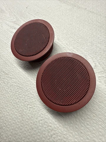 E46 325 328 330 Coupe M3 Quarter Panel Speakers + Grill Covers Imola Red