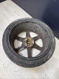 (1) 18x8 +35 Avid 1 AV-06 5x114.3 Matte Black Rim Wheel