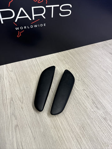 BMW E46 325 330 M3 Convertible Rear Black Upper Armrest Pads 7894431 7894432