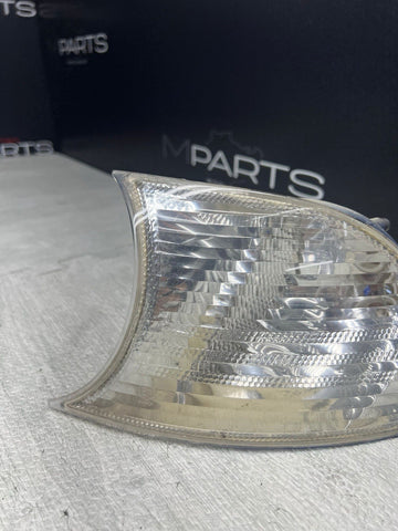 BMW E46 M3 Front Left Turn Signal Corner Light OEM Clear 63137165857 *Dirt Inner