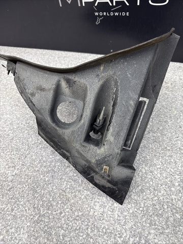 OEM BMW E46 M3 Front Left Splash Shield Guard Liner + Temp Sensor *Damage