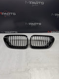01-06 BMW E46 M3 Front Kidney Grilles Grills Gloss Black