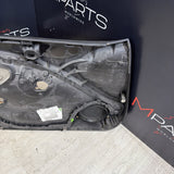 01-06 BMW E46 M3 FRONT RIGHT PASSENGER SIDE DOOR PANEL CARD IMOLA RED OEM