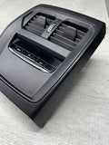 BMW 21-26 G20 G26 G82 Rear Center Console Air Vent Heater Switch Panel Black