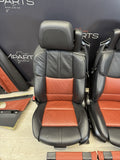 08-13 BMW E93 M3 OEM Complete Convertible Interior Seats Fox Red Black *Notes*