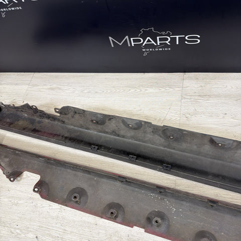01-06 BMW E46 M3 Rocker Panel Side Skirts OEM Imola Red *Notes*