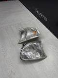 02-06 BMW E46 325 328 M3 Clear Corner Lights Tail Lamps 6919651 6919652 *Notes*