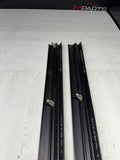 OEM BMW 98-02 Z3 M Z3M Coupe Interior Door Sill Cover Covers Trims Pair Black