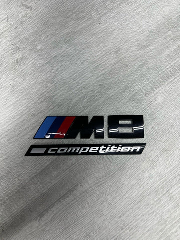 BMW Genuine F91 F92 F93 M8 Competition Rear Trunk Emblem Lettering Decal Badge