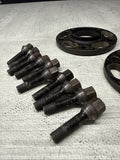 12.5MM Spacers + Extended Bolts PAIR 5x120 BMW E SERIES RENN MOTORSPORT