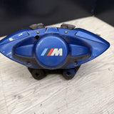 BMW F80 F82 F83 M3 M4 15-20 REAR LEFT DRIVER SIDE BREMBO BRAKE CALIPER OEM BLUE