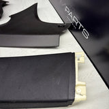 BMW E90 M3 08-11 SEDAN ABC BLACK PILLAR INTERIOR TRIM PANEL SET OEM