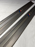 96-99 BMW E36 M3 Coupe / Convertible Door Sills Trims Pair Grey OEM