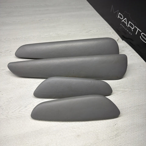 01-06 BMW E46 M3 Convertible Door Arm Rest Armrest Pads Grey