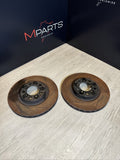 01-06 BMW E46 M3 FRONT Slotted Brake Rotors Left Right Pair Set