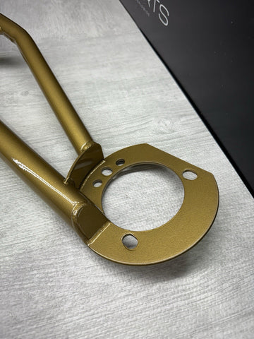ROGUE ENGINEERING 01-06 BMW E46 M3 1 PC STEEL RACING STRUT BAR BRACE BRONZE