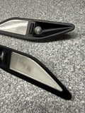 BMW E39 M5 540I REAR DOME LIGHTS INTERIOR READING LAMP BLACK R/L 2491509 2491510