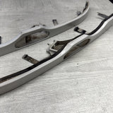 BMW E46 M3 01-06 FRONT RIGHT LEFT HEADLIGHT MOLDING PAIR ALPINE WHITE *Notes*