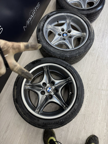 1998-2002 BMW Z3 M Roadster Coupe 17" Staggered Style 40 Road Star Wheel Set OEM