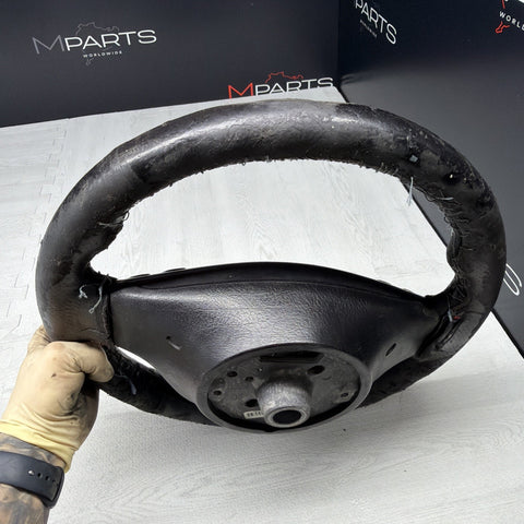 BMW Steering Wheel 01-06 E46 M3 MANUAL 32342282020 Custom Sides Rewrapped
