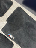 Genuine 01-06 BMW E46 M3 Coupe Carpets Floor Mats Black Front