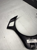 08-13 BMW E90 E92 E93 M3 Lower Steering Wheel Trim Cover Plate Black